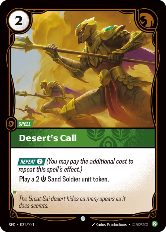 Desert's Call SFD-031/221