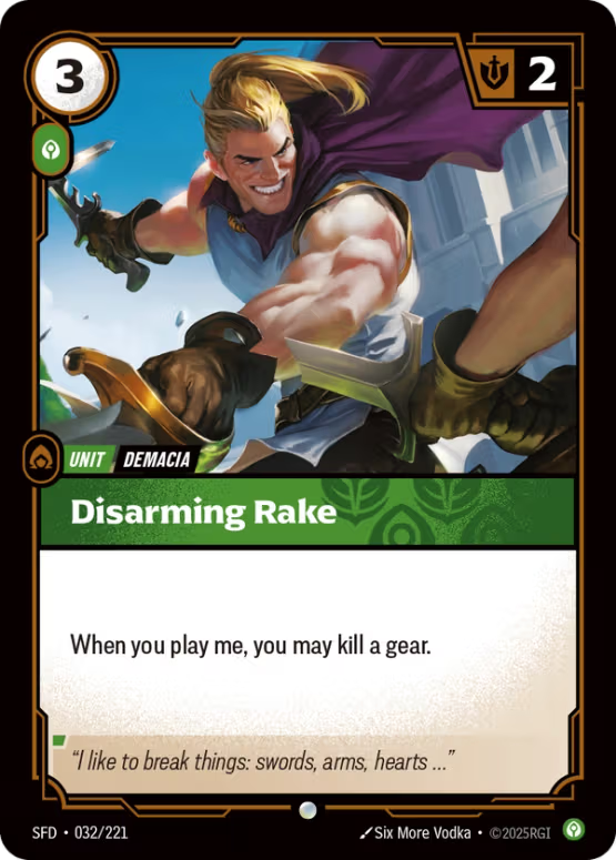 Disarming Rake SFD-032/221