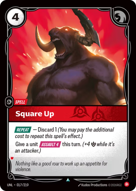 Square Up UNL-017/219