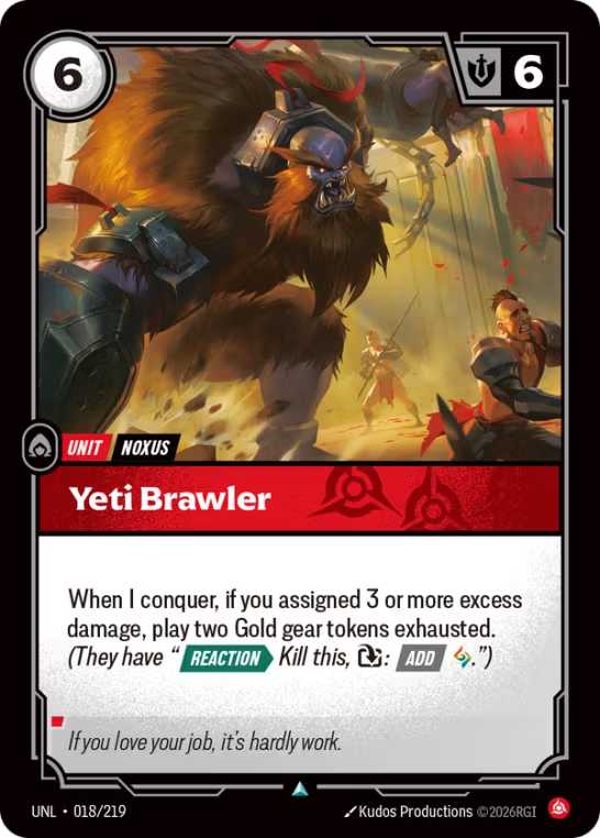 Yeti Brawler UNL-018/219