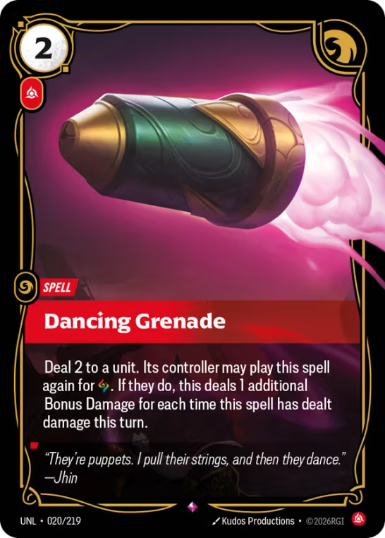 Dancing Grenade UNL-020/219