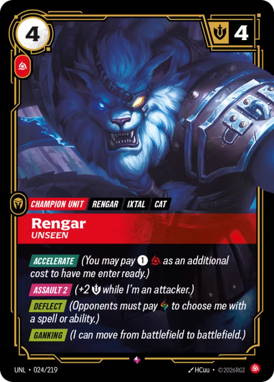 Rengar, Unseen UNL-024/219