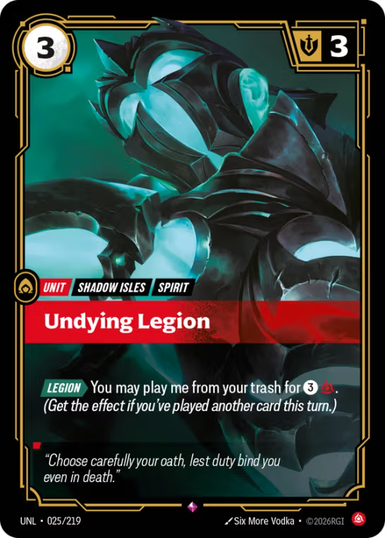 Undying Legion UNL-025/219