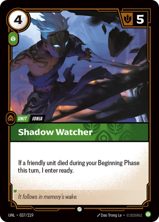 Shadow Watcher UNL-037/219