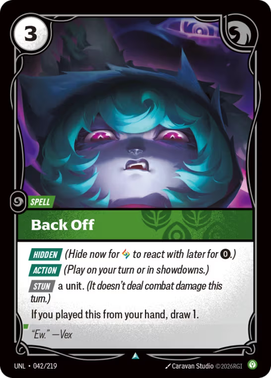 Back Off UNL-042/219