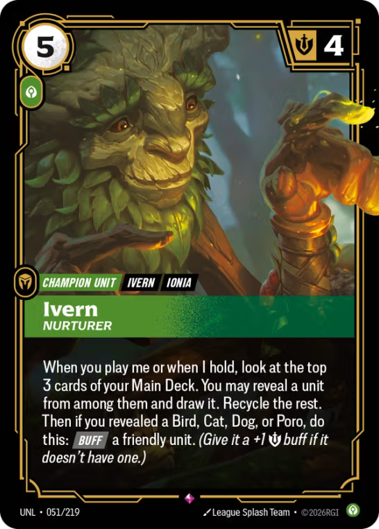 Ivern, Nurturer UNL-051/219