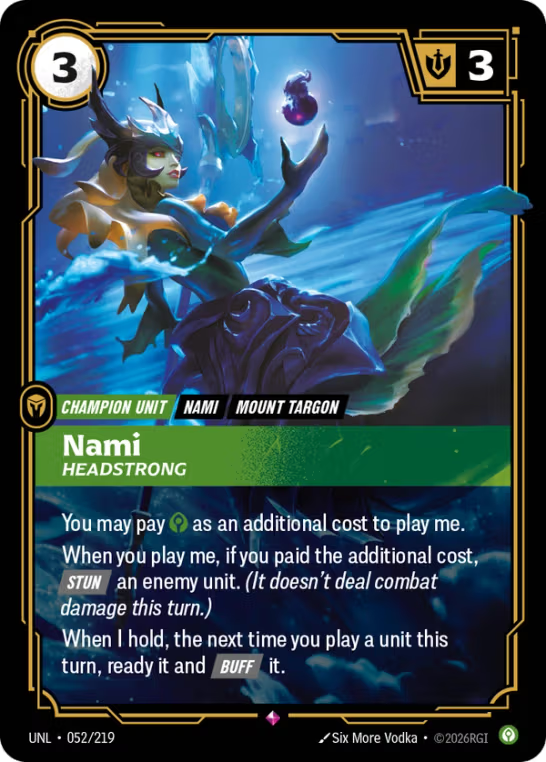 Nami, Headstrong UNL-052/219