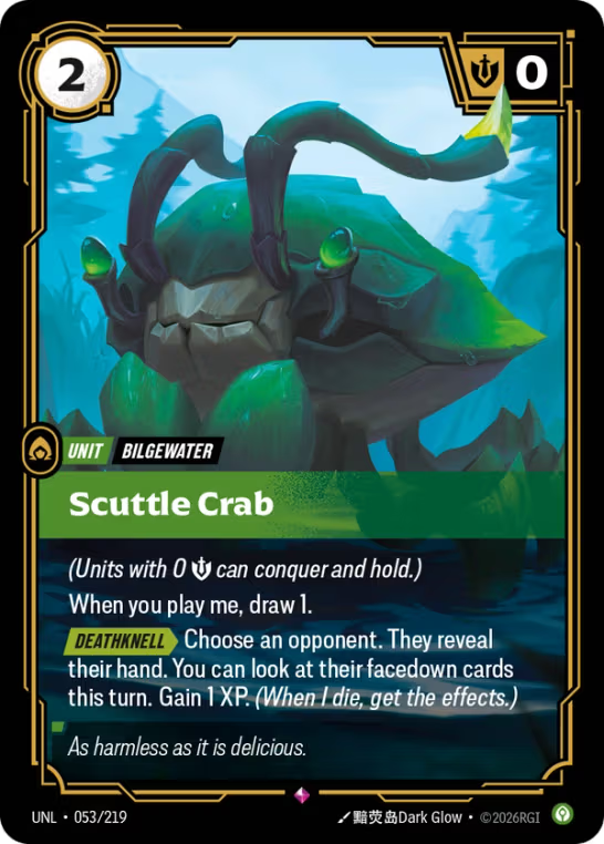 Scuttle Crab UNL-053/219