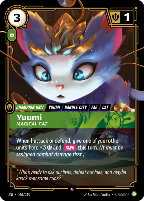 Yuumi, Magical Cat UNL-056/219