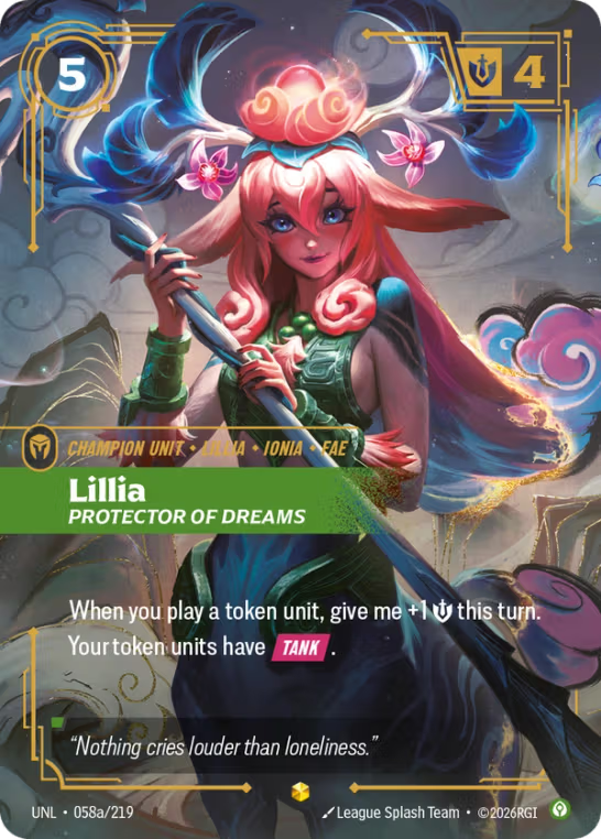 Lillia, Protector of Dreams UNL-058a/219