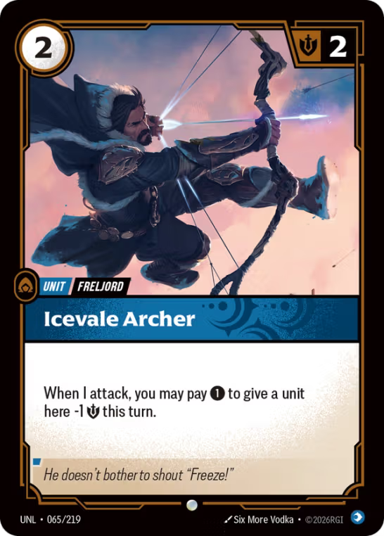 Icevale Archer UNL-065/219