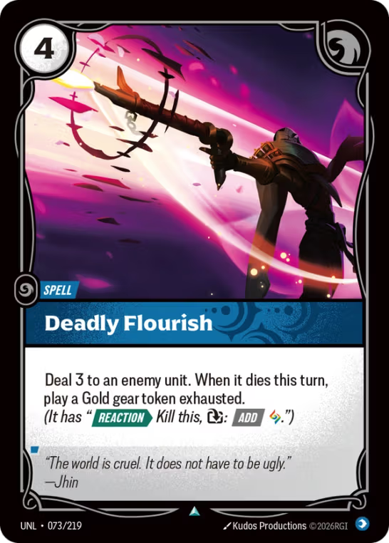 Deadly Flourish UNL-073/219