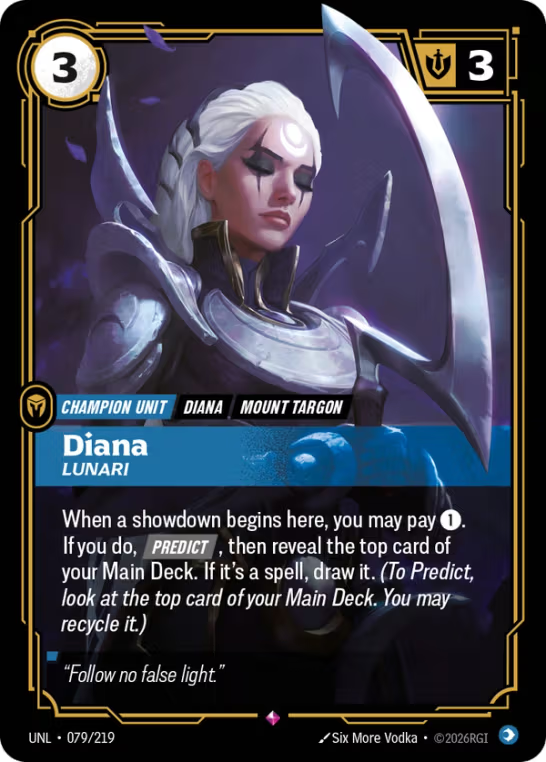 Diana, Lunari UNL-079/219