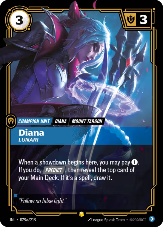 Diana, Lunari UNL-079a/219