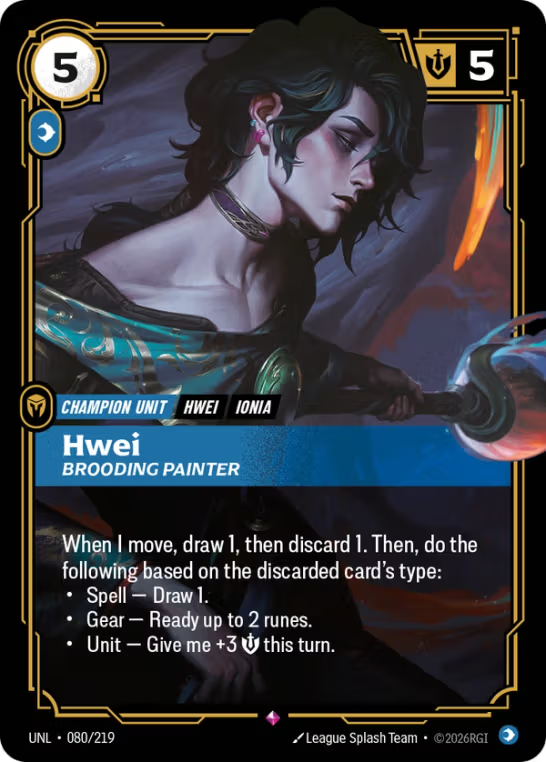 Hwei, Brooding Painter UNL-080/219