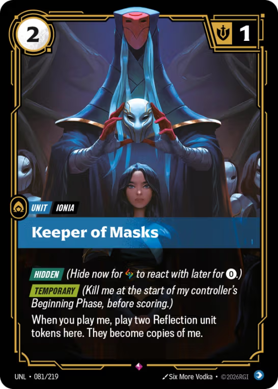 Keeper of Masks UNL-081/219