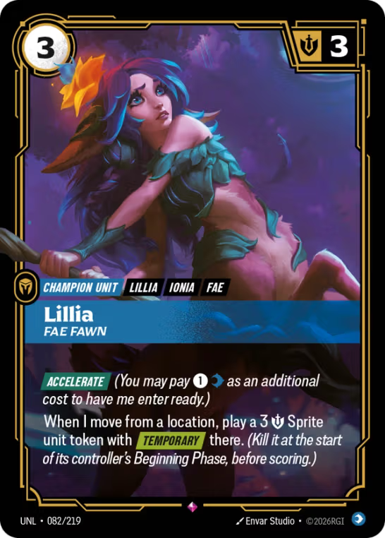 Lillia, Fae Fawn UNL-082/219