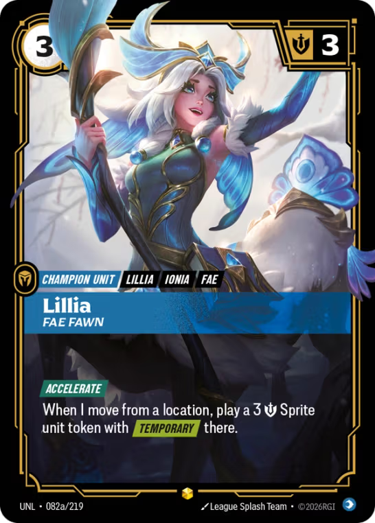Lillia, Fae Fawn UNL-082a/219