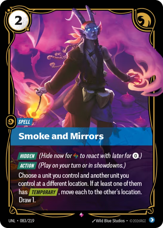 Smoke and Mirrors UNL-083/219