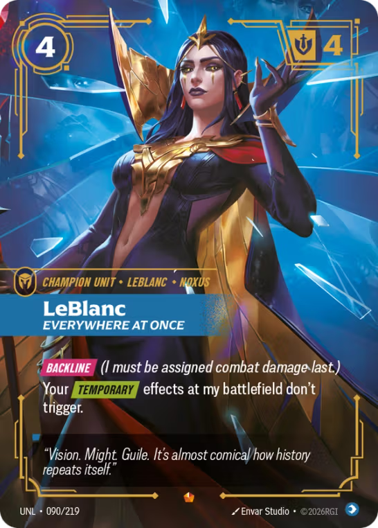 LeBlanc, Everywhere at Once UNL-090/219