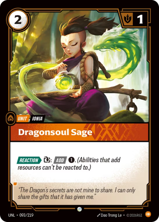 Dragonsoul Sage UNL-093/219