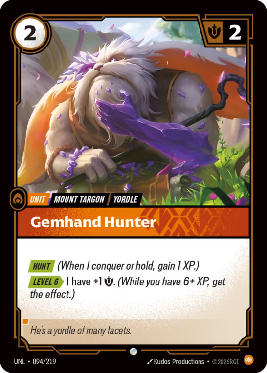 Gemhand Hunter UNL-094/219