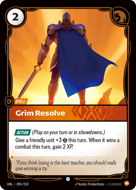 Grim Resolve UNL-095/219
