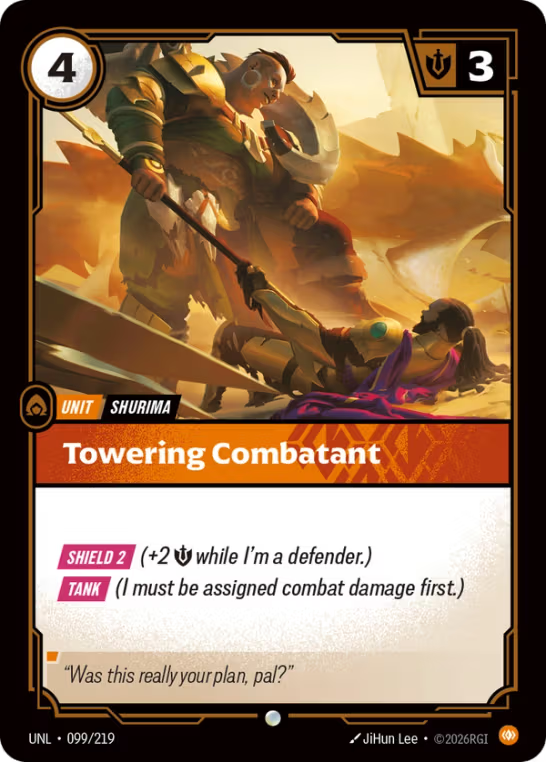 Towering Combatant UNL-099/219