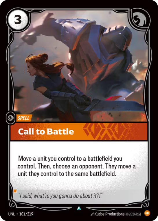 Call to Battle UNL-101/219