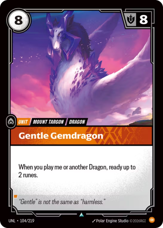 Gentle Gemdragon UNL-104/219