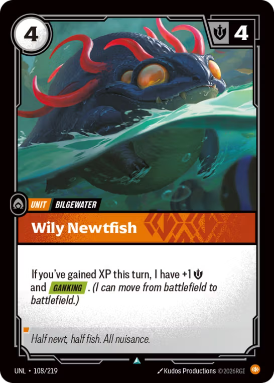 Wily Newtfish UNL-108/219