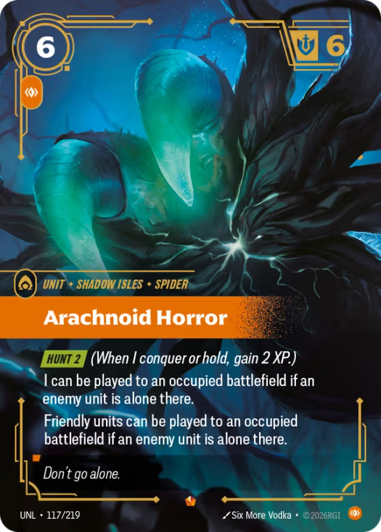 Arachnoid Horror UNL-117/219
