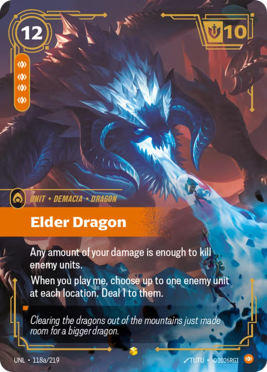 Elder Dragon UNL-118a/219