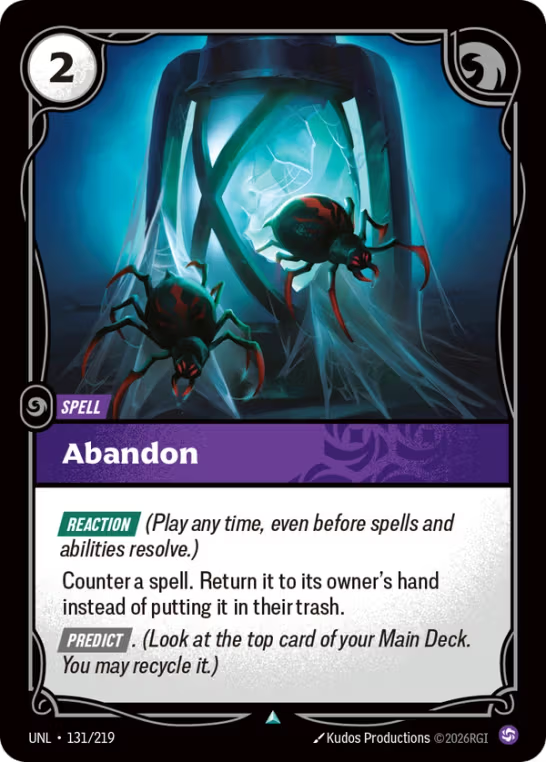 Abandon UNL-131/219