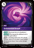 Existential Dread UNL-134/219