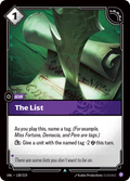 The List UNL-138/219