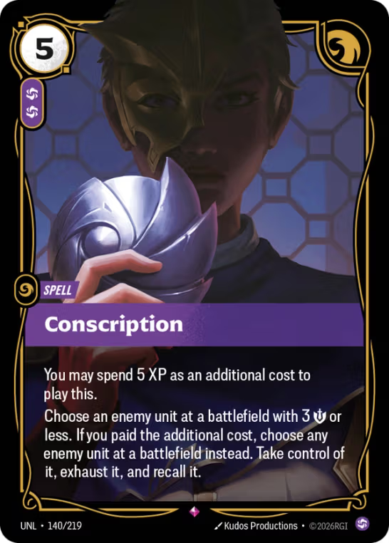 Conscription UNL-140/219