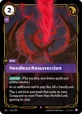 Heedless Resurrection UNL-142/219