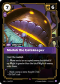 Maduli the Gatekeeper UNL-144/219
