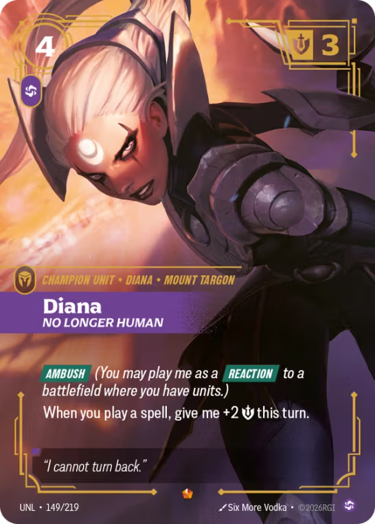 Diana, No Longer Human UNL-149/219