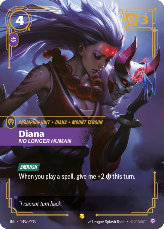 Diana, No Longer Human UNL-149a/219