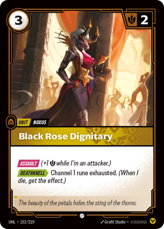 Black Rose Dignitary UNL-152/219