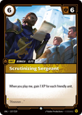 Scrutinizing Sergeant UNL-157/219