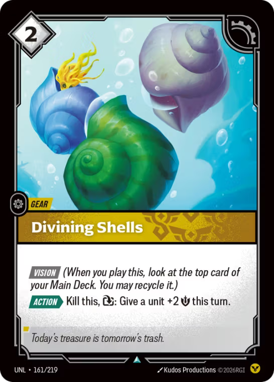 Divining Shells UNL-161/219