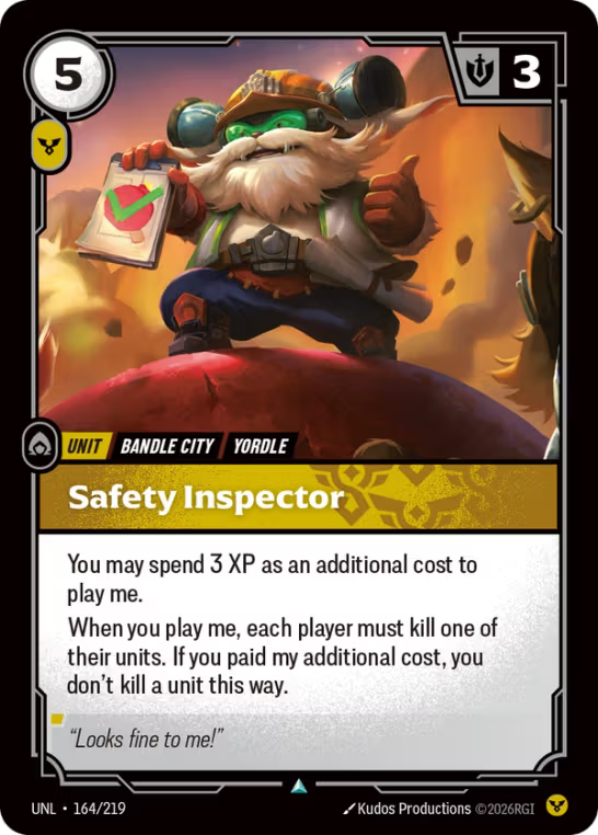 Safety Inspector UNL-164/219