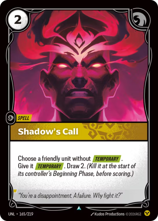 Shadow's Call UNL-165/219