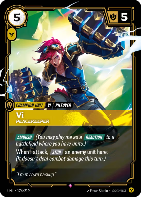 Vi, Peacekeeper UNL-176/219