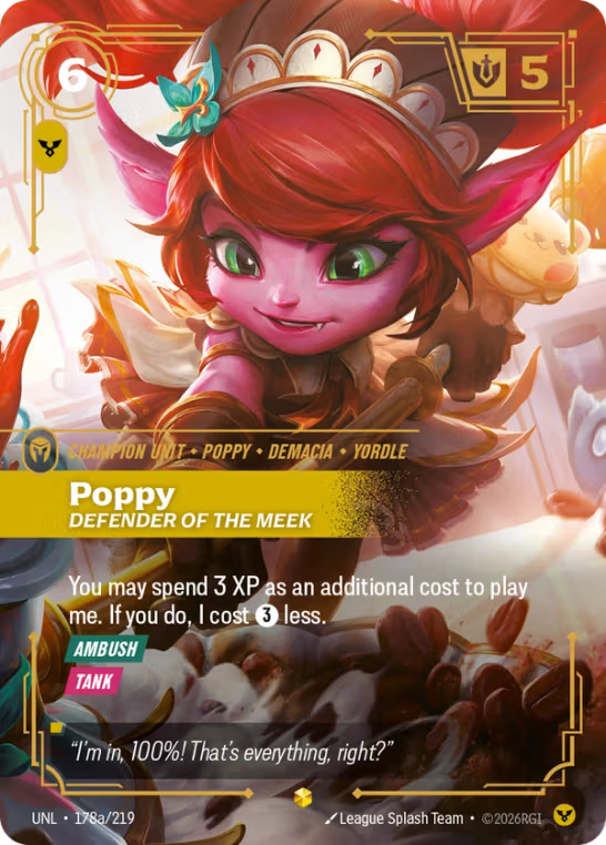 Poppy, Defender of the Meek UNL-178a/219