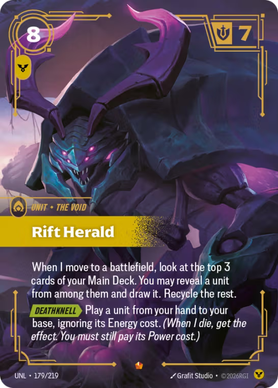 Rift Herald UNL-179/219
