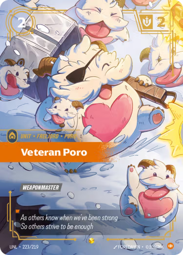 Veteran Poro UNL-223/219